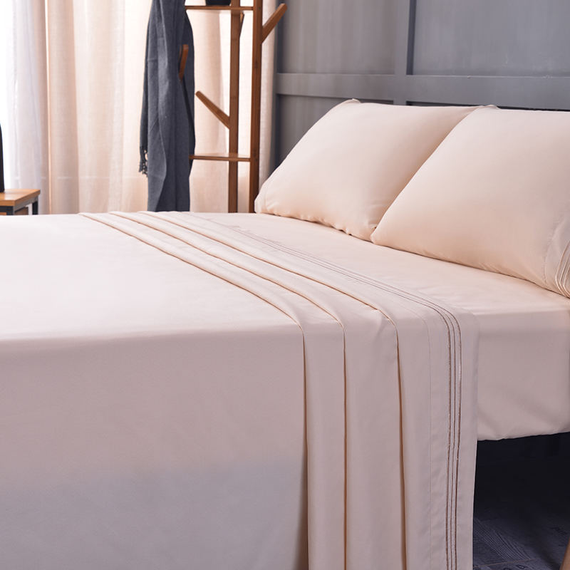 Meaisín Breathable Clasaiceach Bileog Satin In-Nighte As 4