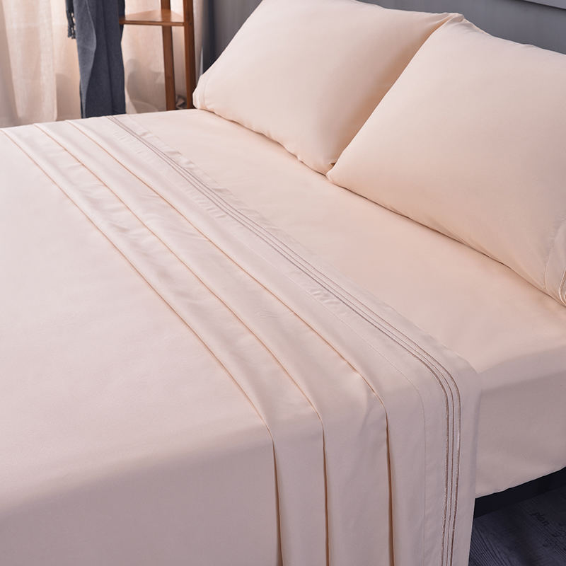 Meaisín Breathable Clasaiceach Bileog Satin In-Nighte As 4